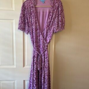 Draper James Purple Floral Dress